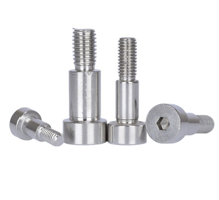 304 Stainless Steel Hexagon Socket Head Shoulder Screw with Inner Hex Positioned Shaft M2 M2.5 M3 M4 M5-M16 Black Finish
