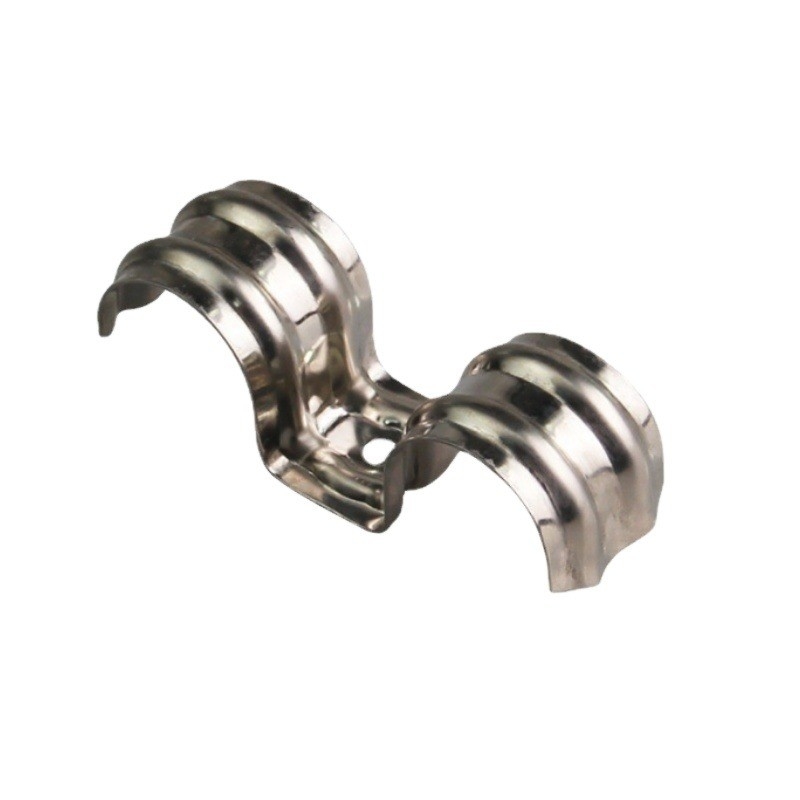 Sample Bolts Clamp Type Heavy Duty Clamp for Two-Line Routing in Stainless Steel Saddle Pipe Clamps Metric Measurement System