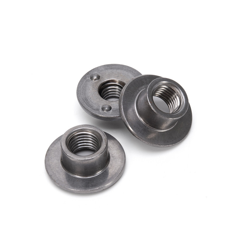 304 Stainless Steel M3 M4 M5 M6 M8 M10 Din 546 Round Nuts With Hole in Metric Measurement System and Nickel Plated Finish