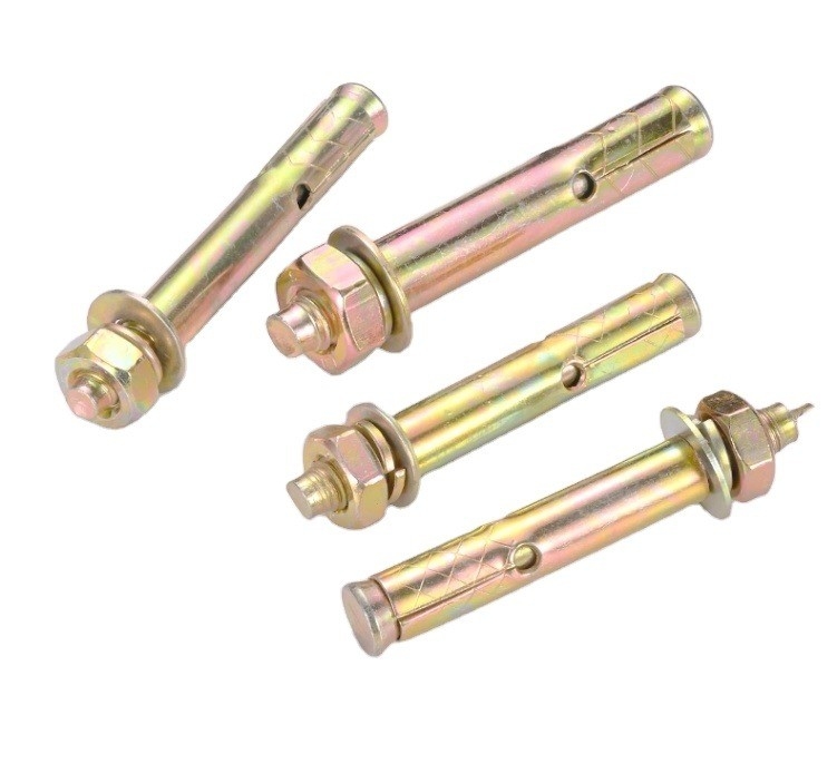 Carbon Steel Expansion Anchor Bolts Grade 4.8 8.8 10.9 12.9 with Colorful Paint Coat GB 22795 Finish Longer Life TiCN