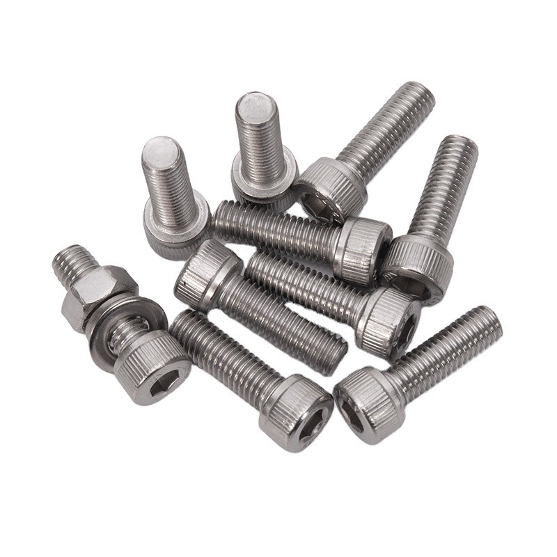 Stainless Steel M2 M2.5 M3 M4 M5 M6 M8 M10 M12 M14 M16 Grade 12.9 Black Oxide Allen Bolts Hex Socket Cap Head Screws INCH