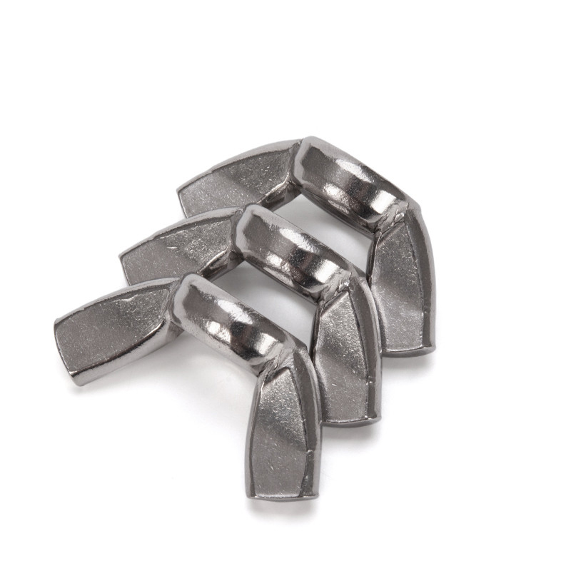 Metric Water Treatment Stainless Steel 304 M3 M4 M5 M6 M8 M10 M12 M16 Butterfly Wing Nuts Bolt And Nut Din Zinc White Wing Nuts