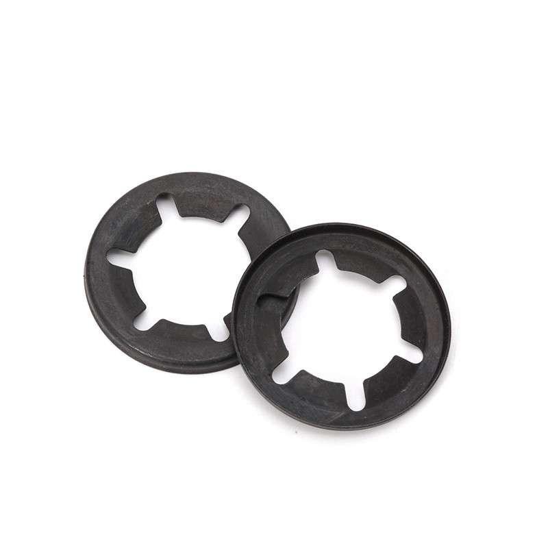 Plain Finish Black Steel Internal Tooth Quick Starlock Clamp Lock Washers for Retail Industry Equipment Parts