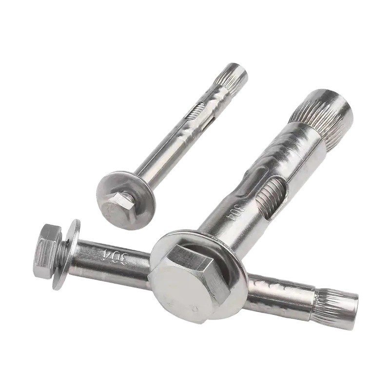 1/2 Inch Diameter Brown Stainless Steel SS304 SS316 Wedge Anchor Bolt with 700 Capacity Directly Distributed