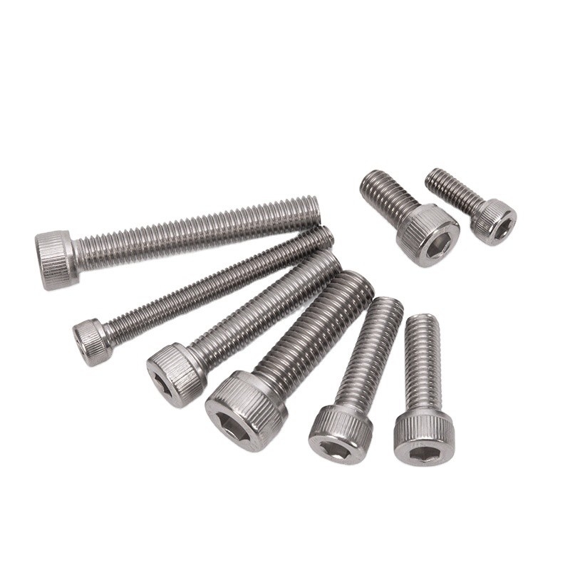 Chrome Plated Finish Flat Head A2 A4 304 316 Din 912 Allen Bolt M2 M2.5 M3 M4 M5 M6 M7 M8 M10 Hex Socket Head Cap Screw