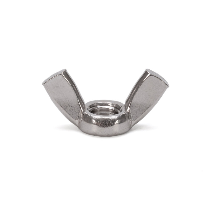 Mining Stainless Steel Butterfly Wing Nuts with Black Oxide Finish in Metric Measurement System and Various Specifications
