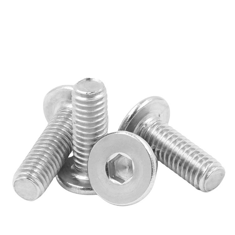 Metric Measurement System M3 M4 M5 M6 M8 304 Stainless Steel Hexagon Socket Bolt Ultra Low Head Cap Screws for Machinery