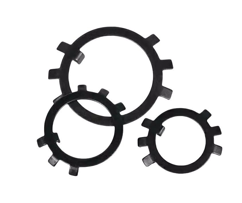 Spring Lock Washers Style Carbon Steel Six Claw Stop Washer Anti-loosening Plate for Round Nuts M10-M30