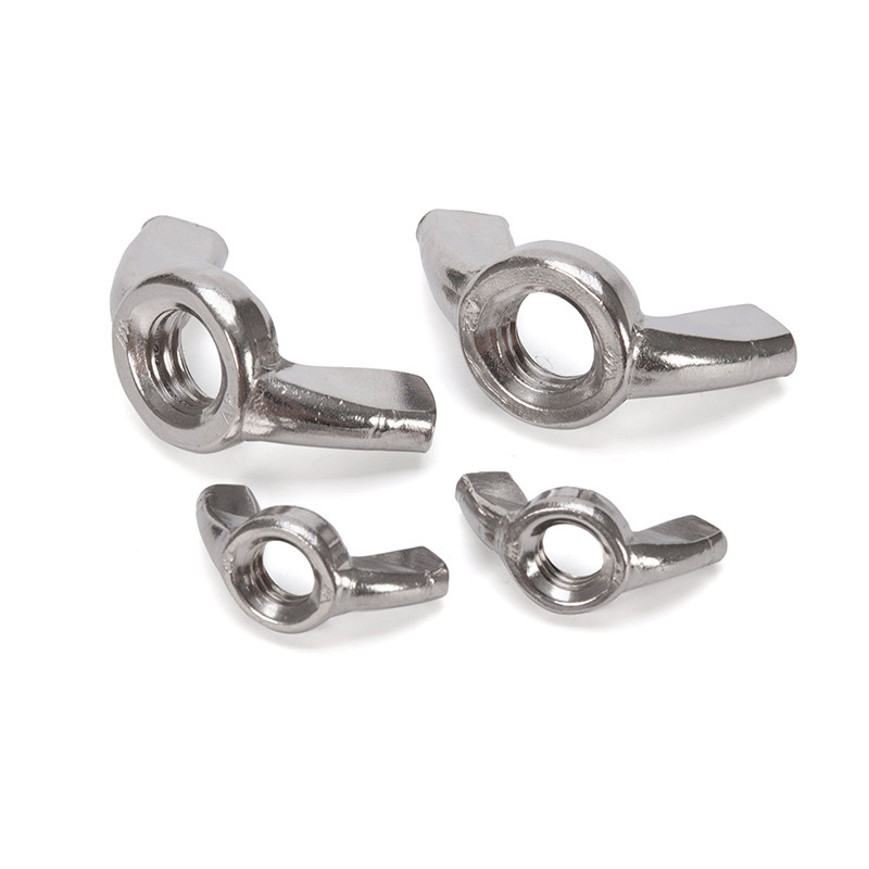 Stainless Steel 304/316 Wing Butterfly Nuts with Galvanized Finish JIS Standard Metric Measurement System Durable