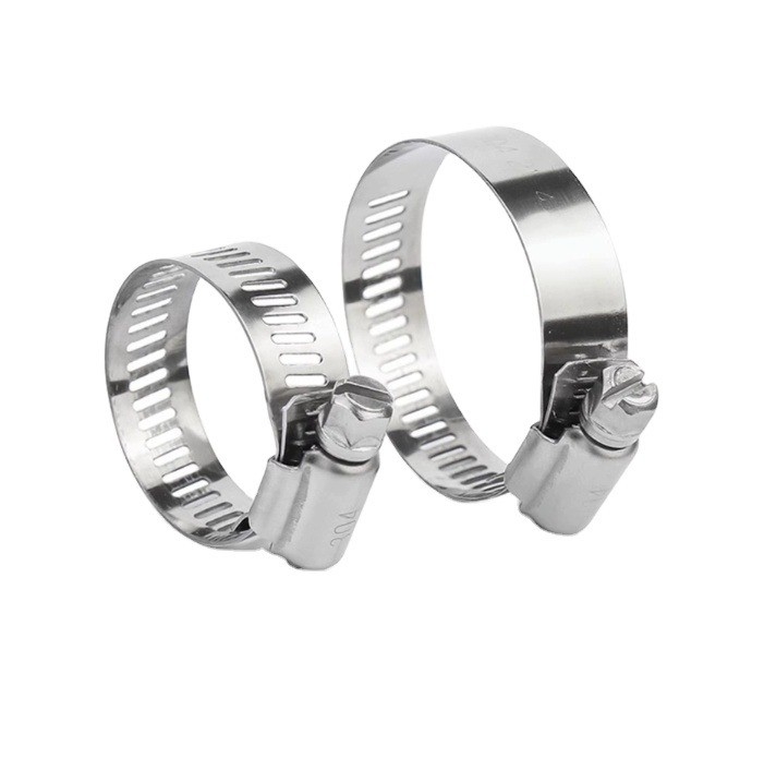 ANSI/ASME Standard Slotted Head Screw Hose Clamps for German Type Heavy Duty Bolts and Stainless Steel ODM Customization