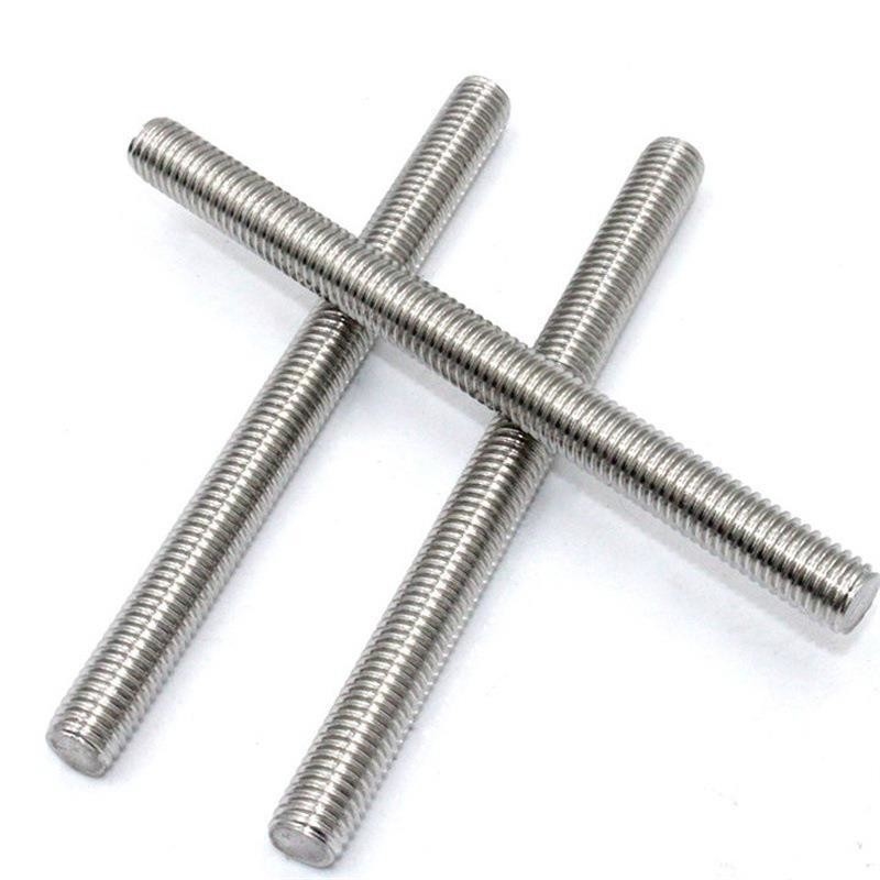 Brass M6 M8 M10 M12 M14 M16 M20 M24 Stud Bolts 304 Stainless Steel Dual Head Thread Rod Metric Standard Double Head Screw