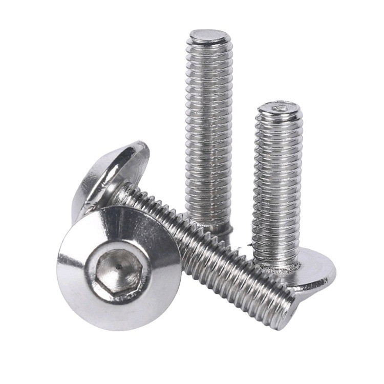 Galvanized Finish M5*12 Stainless Steel Umbrella Head Hexagon Screw for Metric Measurement System Applications