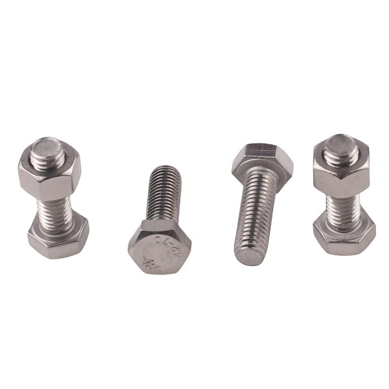 Flat Head M14 Bolts and Nuts M12 Washers M10x125 Size Head Hollow A4 304 316 Made of Inox 303 Stainless Steel Finish Black
