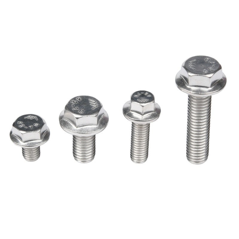 Carriage Bolts Stainless Steel ZINC Finish Super Duplex SAF2205 2507 A286 Phillips Drive Hex Head Flange Bolt DIN6921
