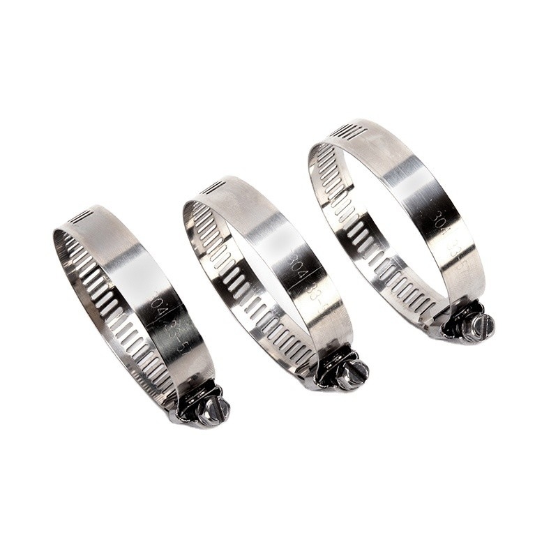 Customized 16-300mm General Purpose Hose Clamps for Firm Hose and Tube 3inch 65-89mm Stainless Steel 304