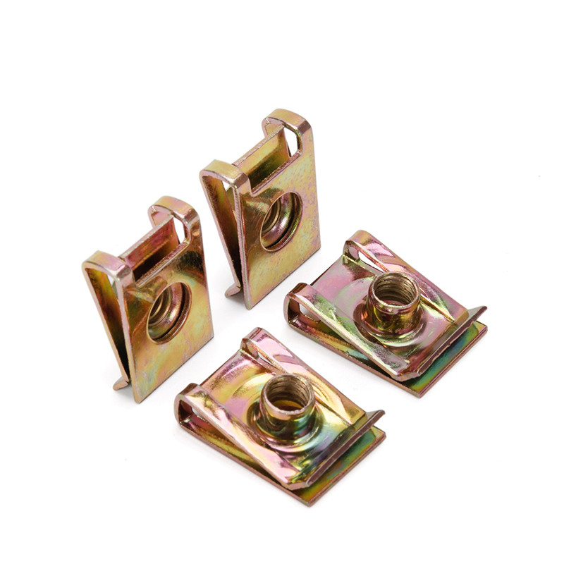 Galvanized U Shape Lock Nut for Plain Item OEM Precision Nut Metric Measurement System