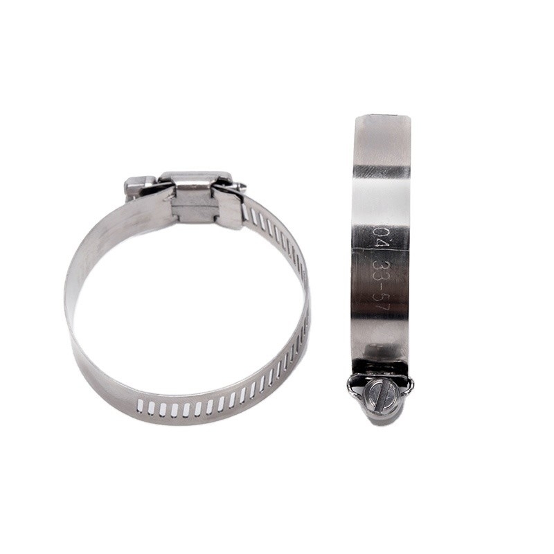 Heavy Industry Application German Stainless Steel Snail Gear Hose Clamps with 16-300mm Bandwidth and Adjustable Metal Clamp