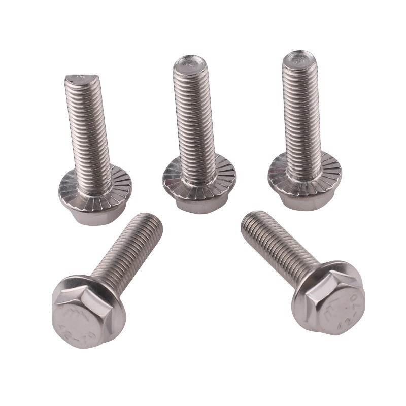 Stainless Steel Carriage Bolts Grade 4.8 8.8 10.9 12.9 Dacromet Hex Flange Bolt With Full Thread DIN6921 Benefit