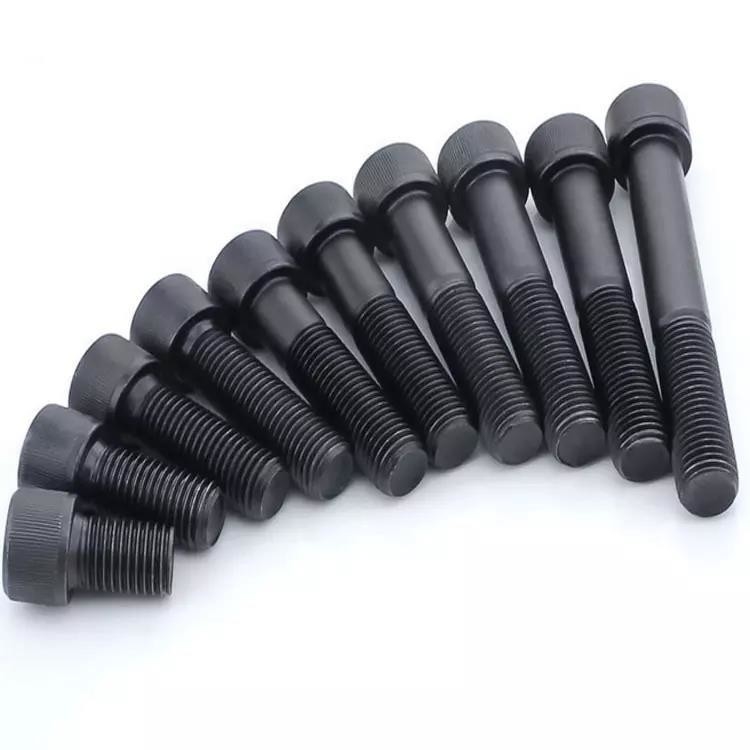 Metric Black Zinc-Flake Coated A2 A4 Allen Bolt DIN912 Socket Cap Screw Bolt M2 M2.5 M3 M4 M5 M6 M8 M10 M12 M14 M16 M20