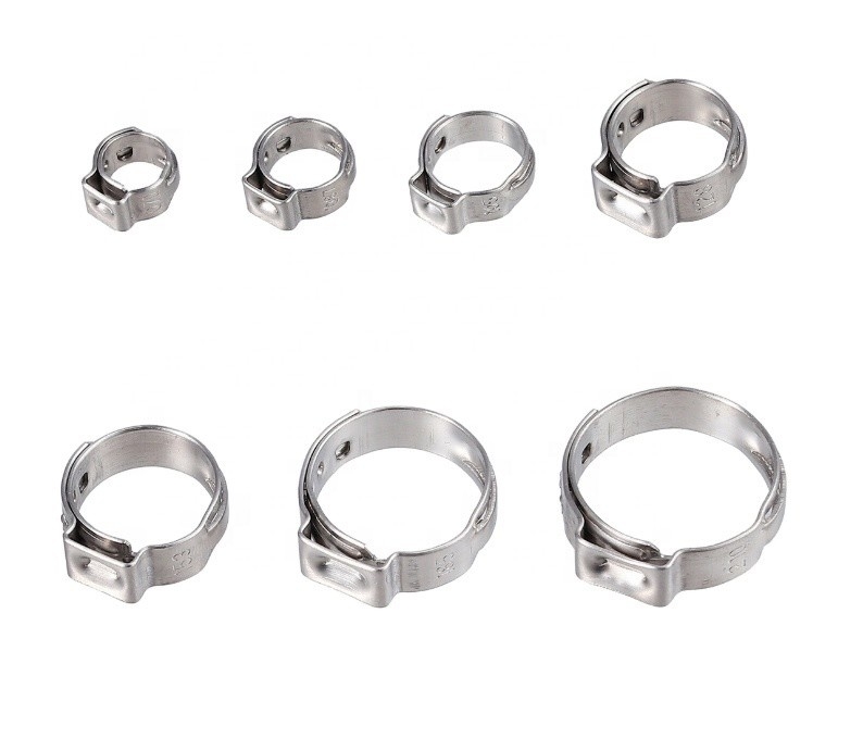 304 Stainless Steel Single Ear Clamp for General Industry from -Supplied Customized Support OEM Sample Instock
