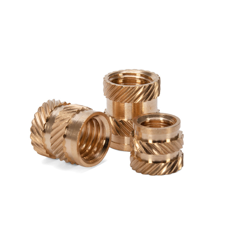 Knurled Brass Thread Insert Nut For Plastic Flare Nut M3 M4 M5 M6 M8 M10 M12 1/4 3/8 5/16 GB