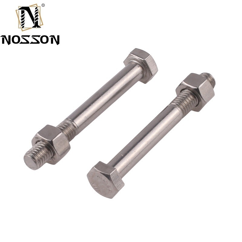 ZINC Finish ANSI/ASME Standard Stainless Steel Half Thread Hex Bolt for Heavy Duty Applications
