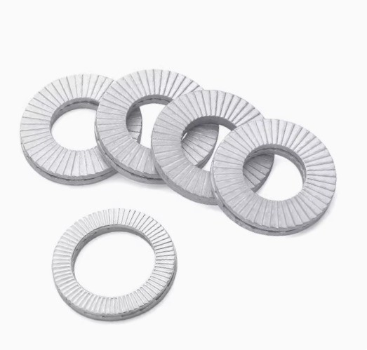 M14 Bolts Wedge Locking Washers 10pcs Manganese Steel Safety Washers with ISO Standard and Vibration Resistance Food Beverage