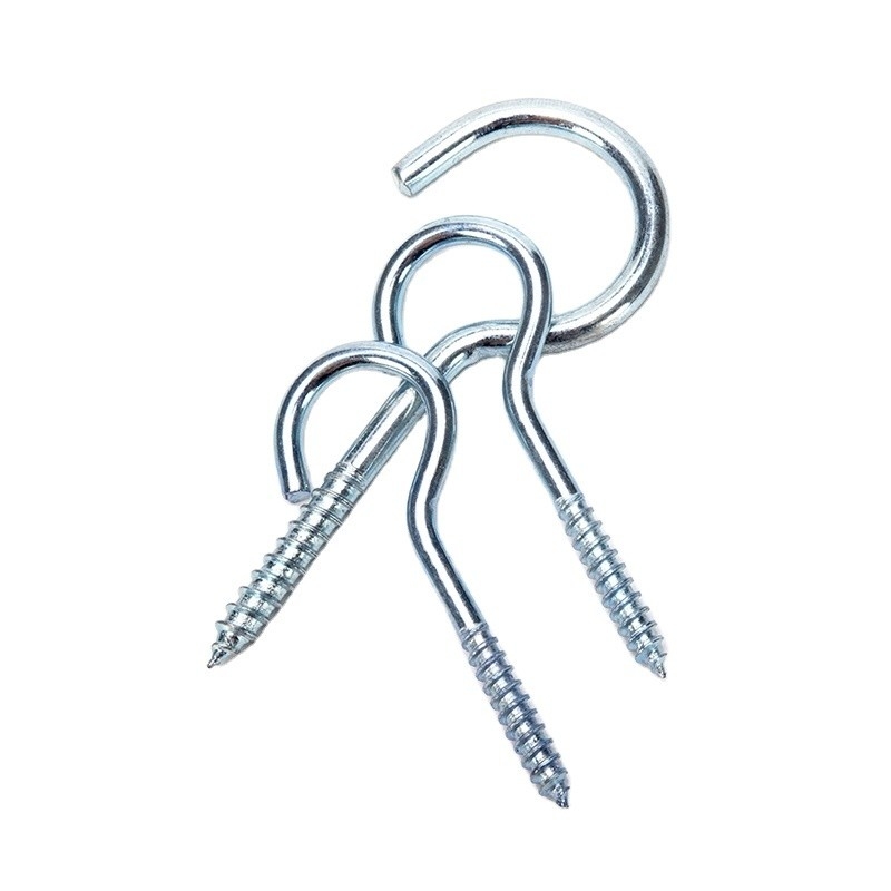 Metric Measurement System Stainless Steel Screw Eye Hook with Open Type Design and Latest Design according to ISO Standard