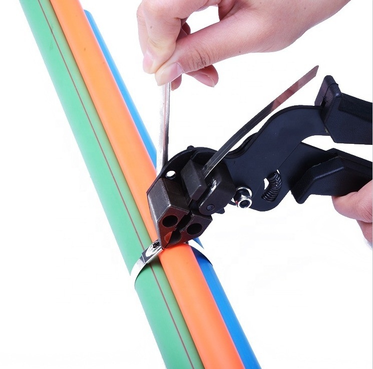 11.8inch White 304 Stainless Steel Cable Ties Self-locking Metal Zip Ties for Corrosion Resistant and Secure Wrap