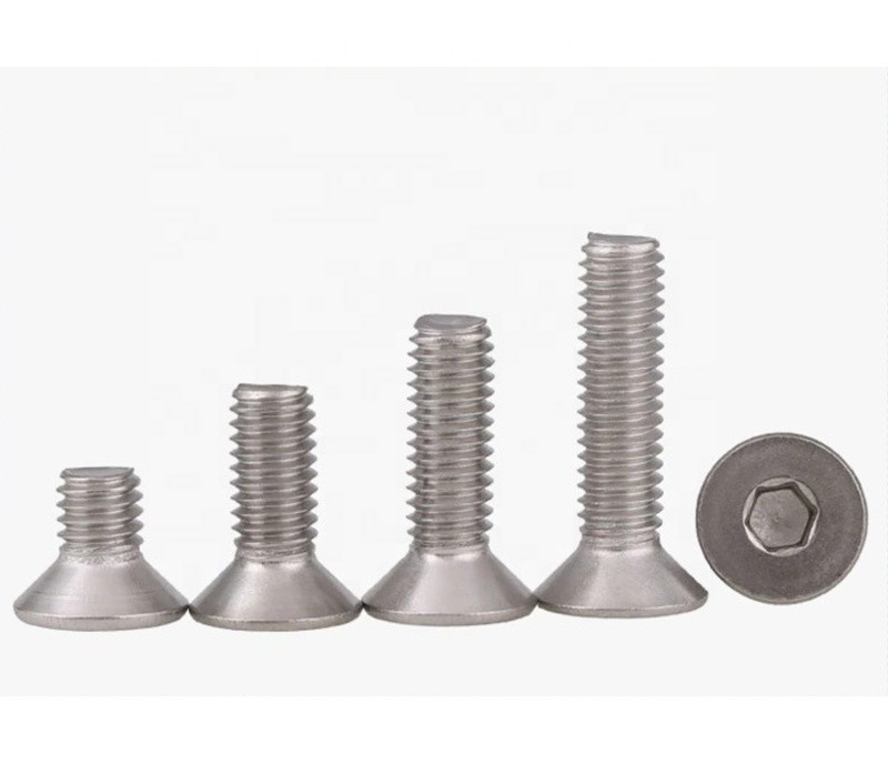 304 Stainless Steel Din7991 M3-M16 Countersunk Head Hexagon Socket Screw for BS Standard Fastener Distributors