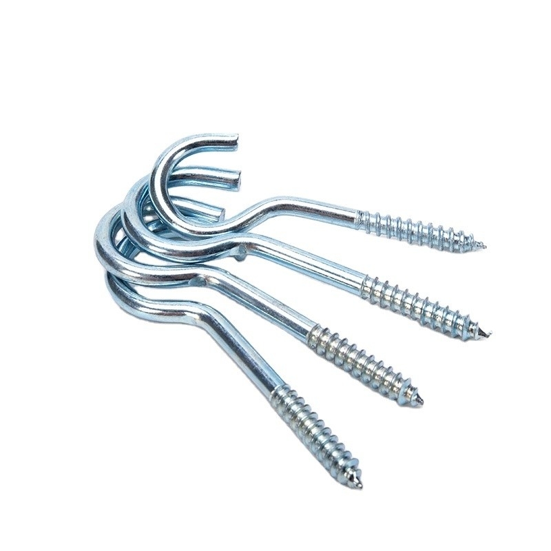 Galvanized Finish Steel Eye Hook Wood Screw Self Tapping Screw M1.6 M2 M2.5 M3 M4 M5 M6 M8 M10 M12 M14 M16 M20 and Sale