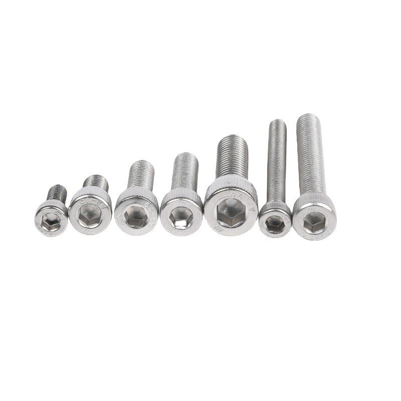 Stainless Steel Hex Socket Head Cap Screw with Flat Head Style and Black Oxide