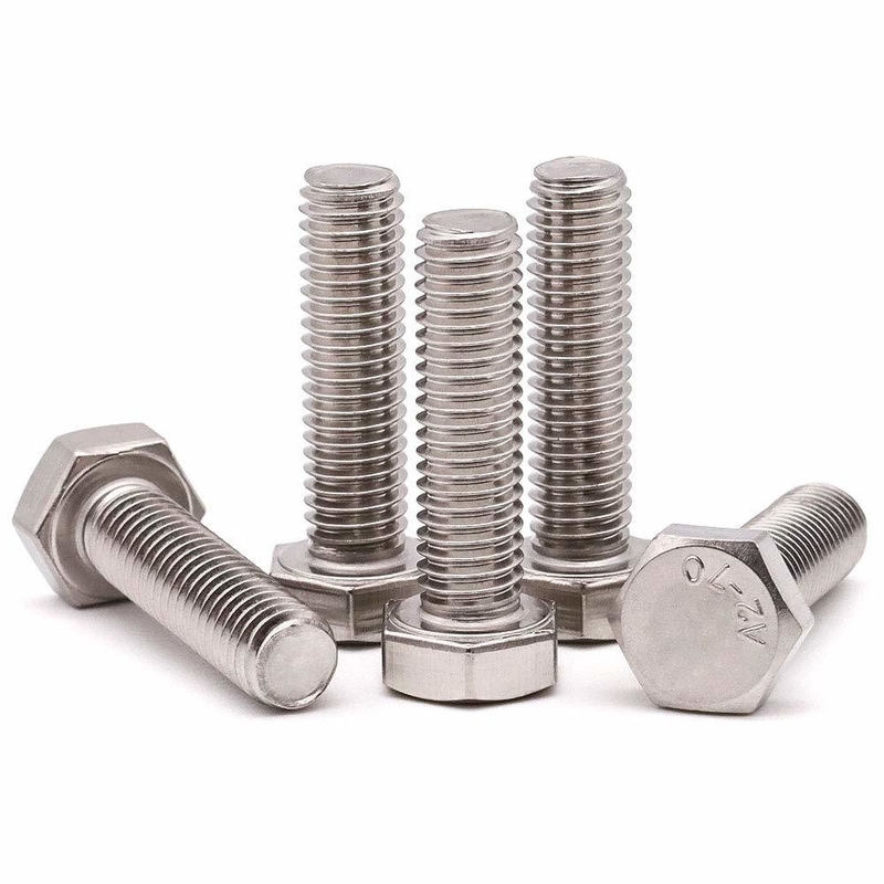ISO Standard M1.6 M2 M2.5 M3 M4 M5 M6 M8 M10 M12 M14 M16 M20 Hex Bolts for Industrial Applications INCH Measurement System