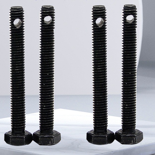M1.6-M20 Metric Measurement System Stainless Steel Flat Head Hollow Bolt with Cotter Pin Hole