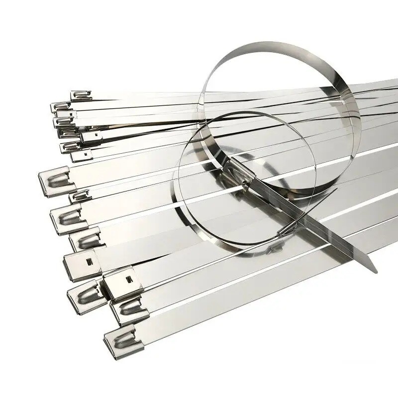 Self-locking 4.6mm Stainless Steel Cable Ties JIS Standard for Secure and Durable Fastening in Challenging Environments
