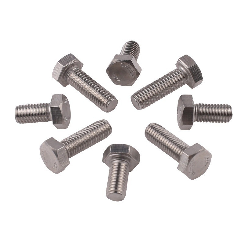 ZINC PLATED M6 Hex Head Bolt Metric Measurement System Titanium Hex Bolts and Nuts DIN 931 for Products