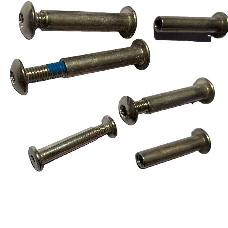 A2-70 Stainless Steel Pan Head Binding Post Barrel Nut Male and Female Screw