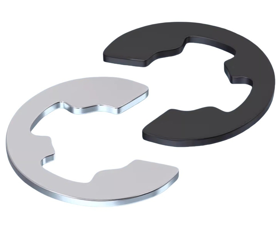 General Industry 304 Stainless Steel DIN6799 M2.3-M10 E Clip Split Washer Circlip Retaining Ring for Shaft Fastener