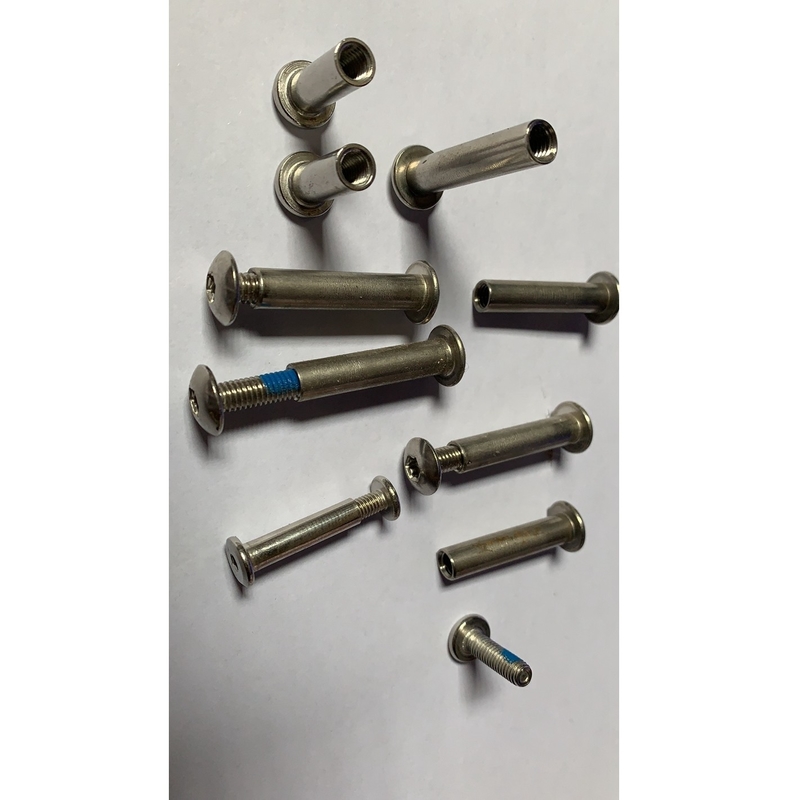 ZINC PLATED  Stainless Steel Diy Fastener Maker Knife Handle Shaft Screw for INCH Measurement