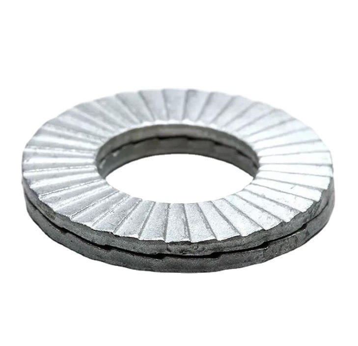 Dacromet Finish Stainless Steel Double Fold Self-Locking Wedge Lock Washer DIN Standard for Carbon Steel and ZINC Finish