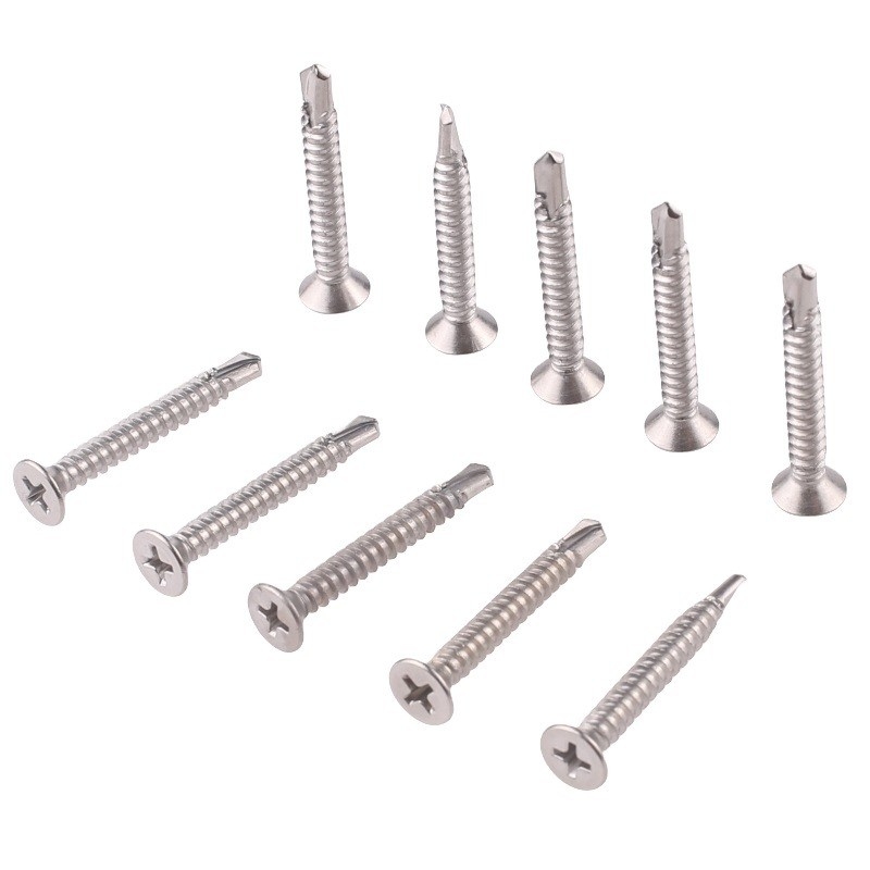 ST4.2 ST4.8 ST5.5 ST6.3 Metric JIS Standard Self Drilling Screw With Ribs/Nibs Under Head and Performance Stainless Steel