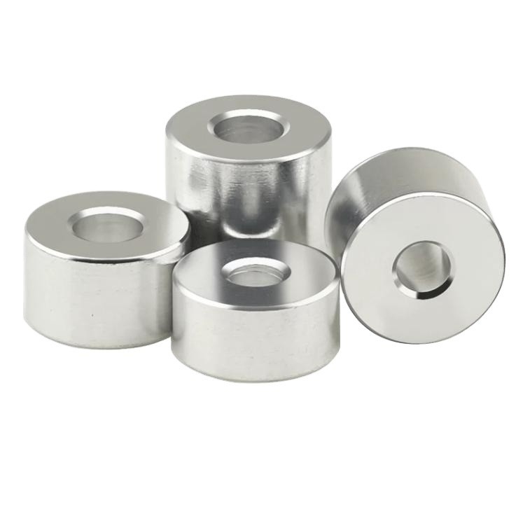 Metric Long Pipe Sleeve Aluminum Stainless Steel Brass Round Spacer M6 M8 M10 M12 Bearing Spacers Washer DIN Standard