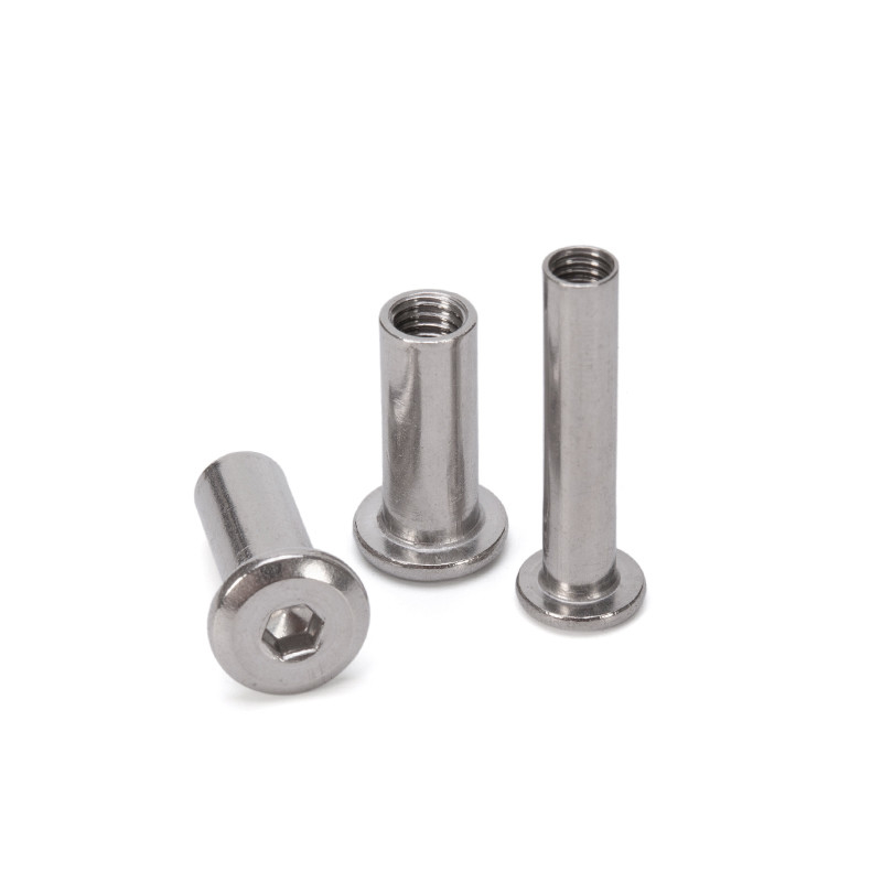 Oil Gas Industry M3/M4/M5/M6 Flat Head Hex Socket Sleeve Nuts with Plain Finish and Metric Measurement System