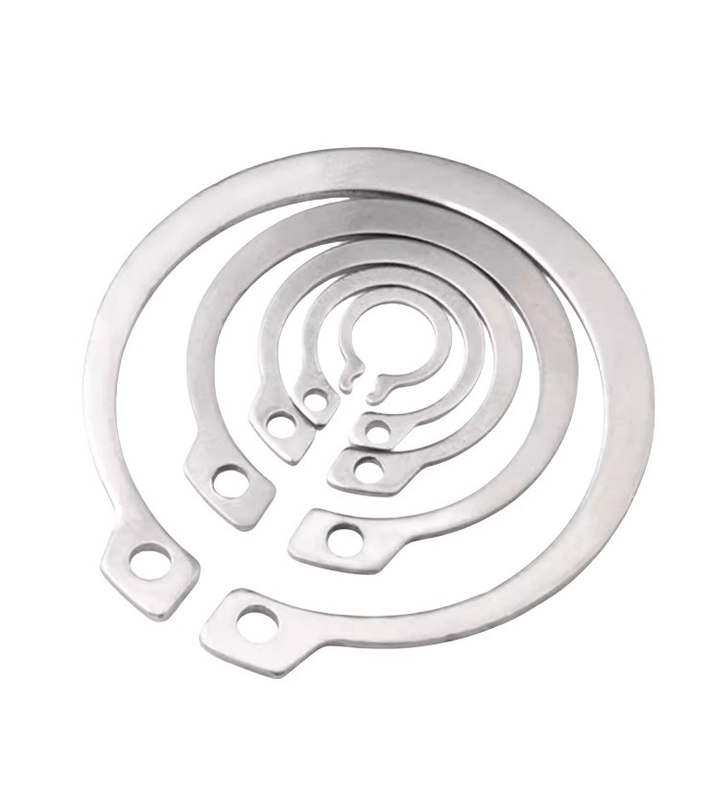 SS304 Stainless Steel Retaining Ring for Hole Style External Tooth Application Retail Industry DIN Standard