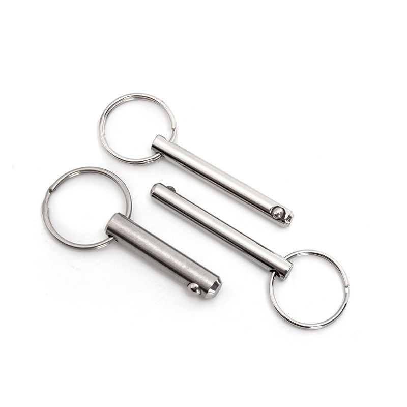 Custom Silver Stainless Steel Spring Loaded Ball Lock Pin for Air Shipping and Professional Customization Solutions