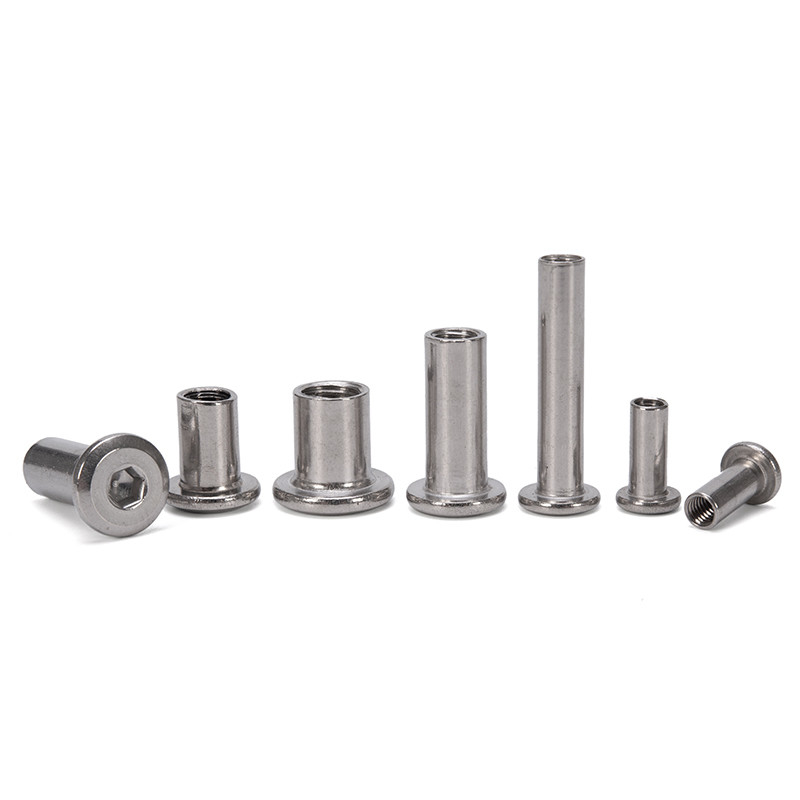 Heavy Industry Metric Measurement System Stainless Steel Carbon Steel Hex Socket Furniture Connecting Insert Nut Sleeve Barrel Nut Free Samples