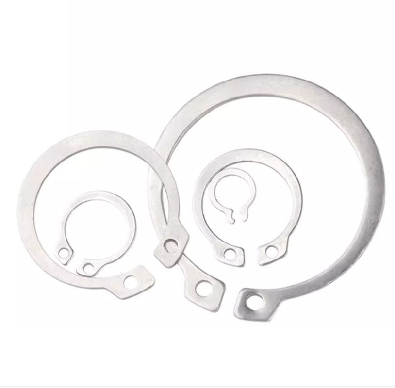 Size M3-M27 Mining Application Stainless Steel 304 DIN 471 Circlip Washer Retaining Ring for Shaft Made of Aluminium
