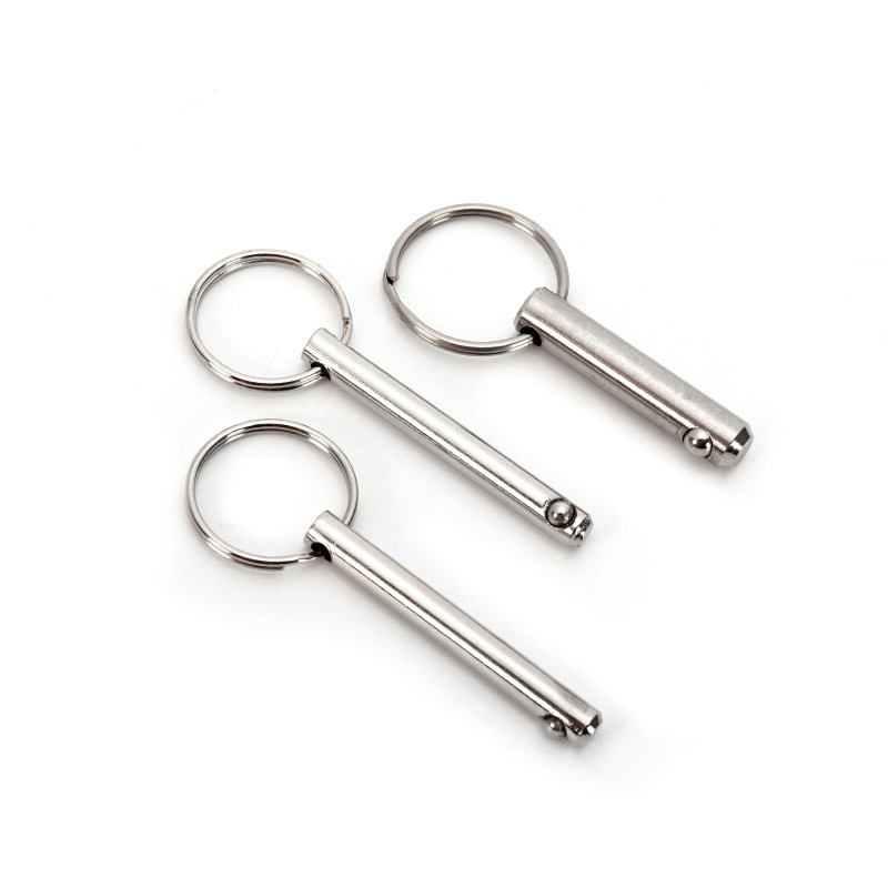 General Industry Quick-Release Pins Stainless Steel Carbon Steel Ball Lock Pins for Air Shipping Corrosion Resistance