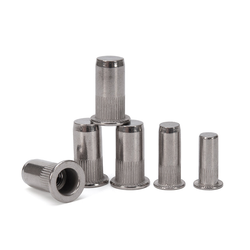 Metric Measurement System Threaded Insert Nut for Automotive Furniture SS304 Stainless Steel M6/M8/M10 Plain Finish