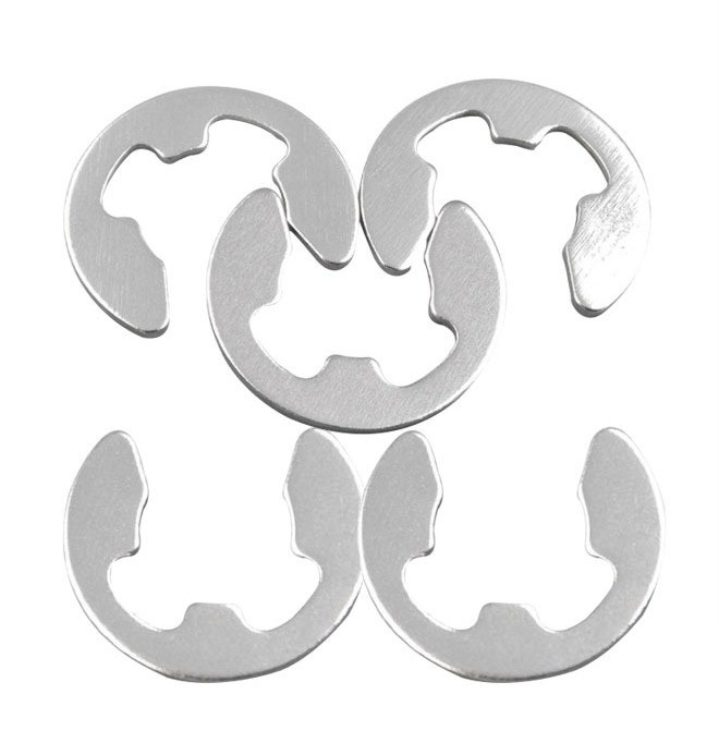 Water Treatment Customized Size DIN6799 Stainless Steel E-Type Circlip Ring for Heavy Industry M3M4M5M6M8M10M12M14M16M240M18M20M22M24M27